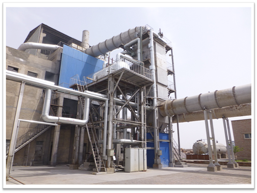 礦熱爐余熱鍋爐安裝現場