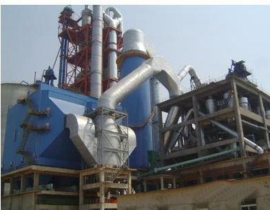 水泥窯爐余熱利用現場