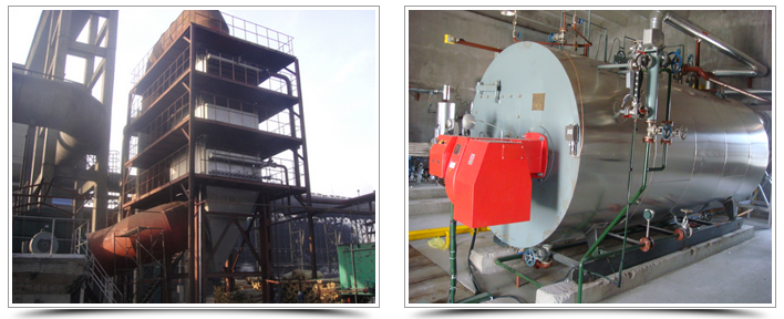 凱能鍋爐余熱利用現場