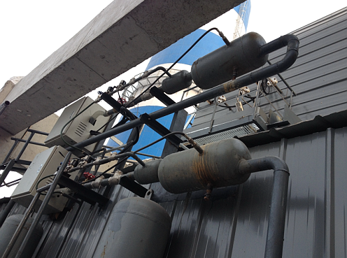 凱能鍋爐激波吹灰器安裝現(xiàn)場 凱能鍋爐激波吹灰器安裝現(xiàn)場