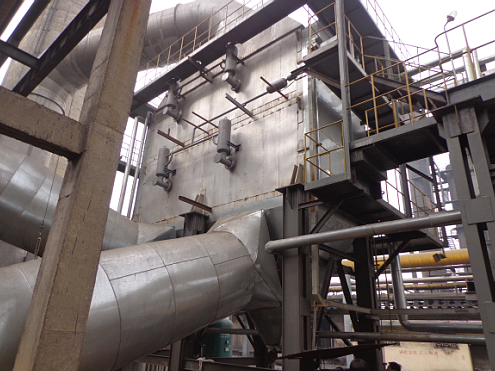 激波吹灰器安裝現場 激波吹灰器安裝現場