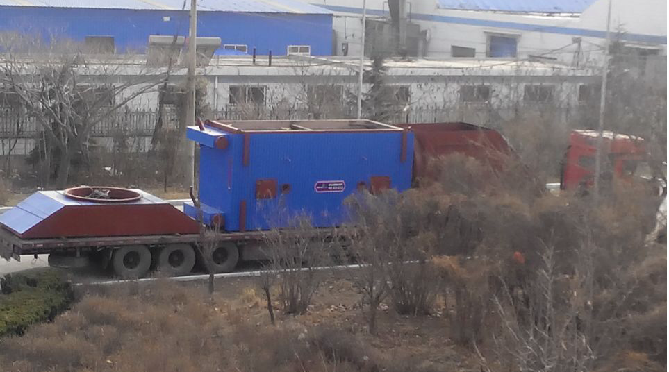 整裝待發的硅鐵礦熱爐余熱鍋爐