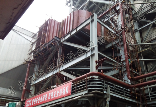 沁北低溫省煤器現場