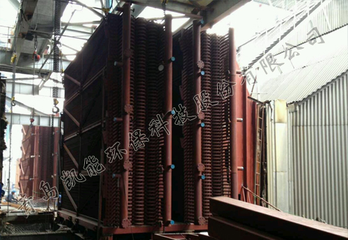 沁北低溫省煤器現場