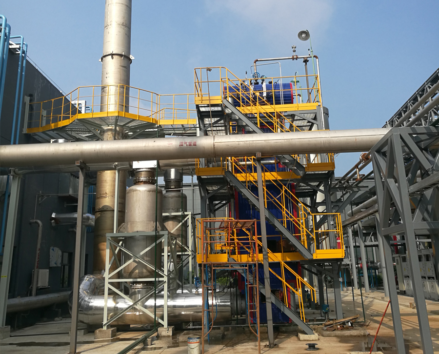 沼氣發電機組煙氣余熱利用項目現場 沼氣發電機組煙氣余熱利用項目現場