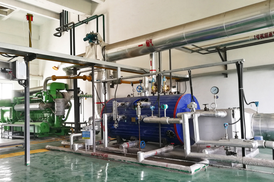 沼氣機組余熱回收系統項目現場 沼氣機組余熱回收系統項目現場