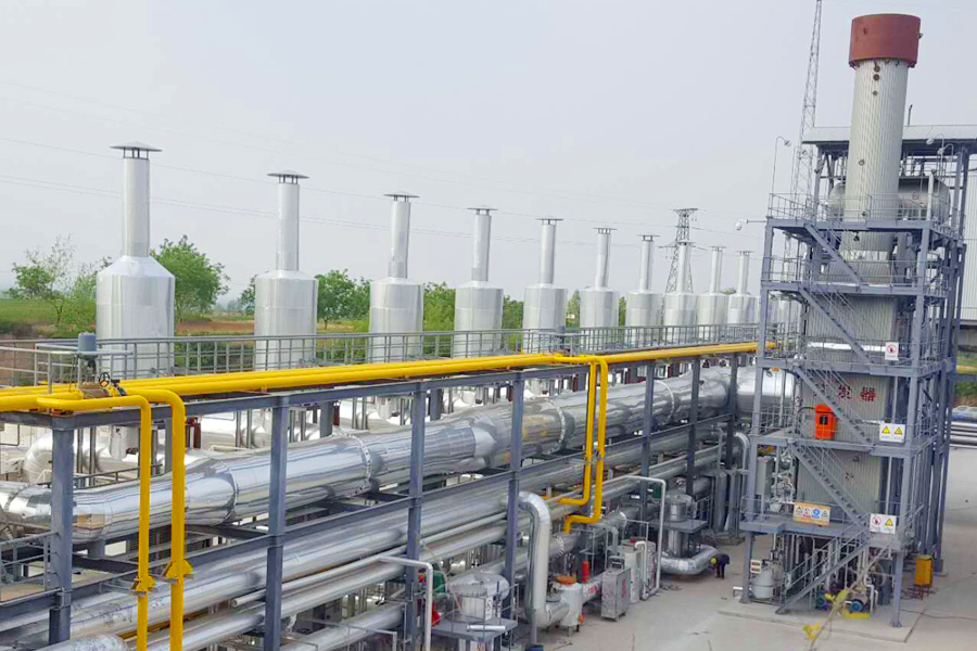 燃?xì)馓枡C組余熱發(fā)電項目現(xiàn)場