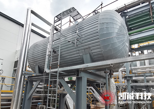 余熱鍋爐汽包安裝項目現場 余熱鍋爐汽包安裝項目現場