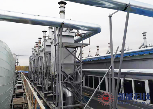 發電機組余熱鍋爐項目現場