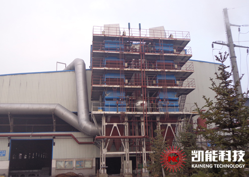 礦熱爐余熱發電鍋爐項目現場