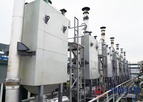 俄羅斯發電機組余熱回收項目現場