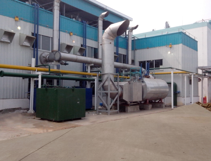 河南沼氣發電機組余熱鍋爐順利運行