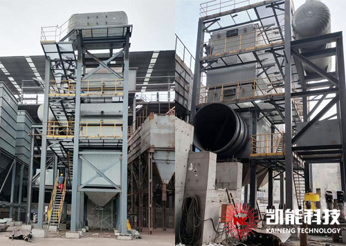 凱能科技承建天馬能源環(huán)冷機煙氣余熱利用項目主體安裝完成